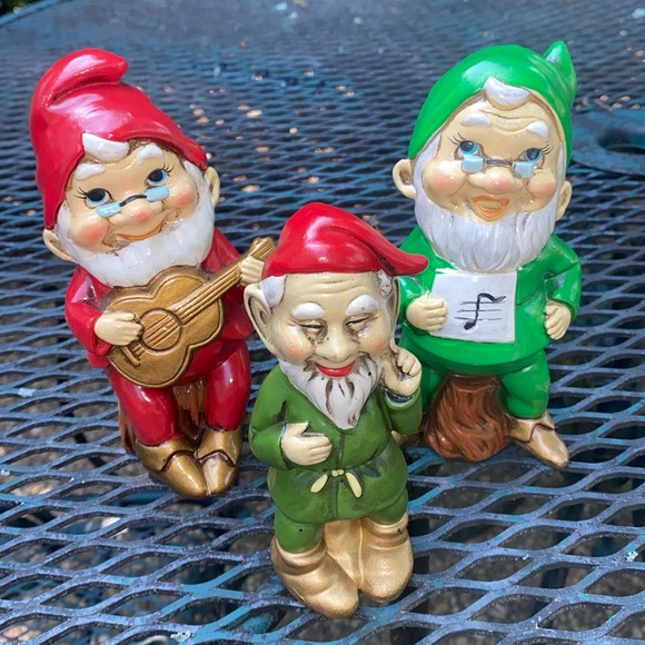 GNOMES Vintage set of 3 - Picture 1 of 7